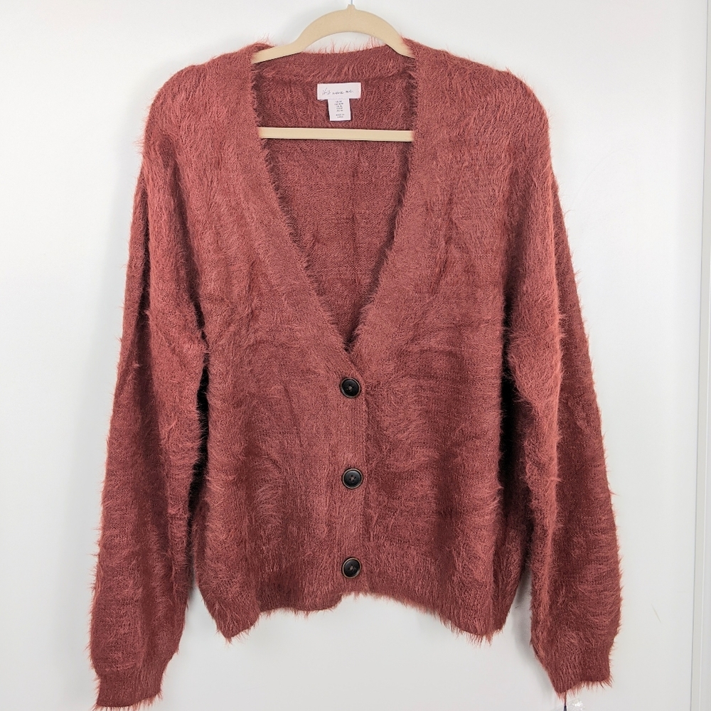 Oversized Fuzzy Cardigan
